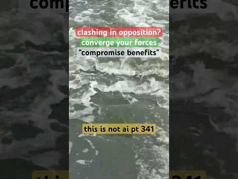 "clash opposition?"#waves#ConvergeYourForces|made this nature video without AI part 341#ThisIsNotAI
