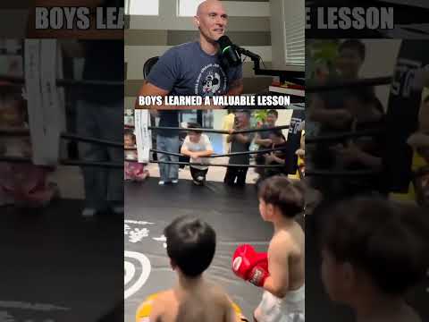Boys learned a valuable lesson